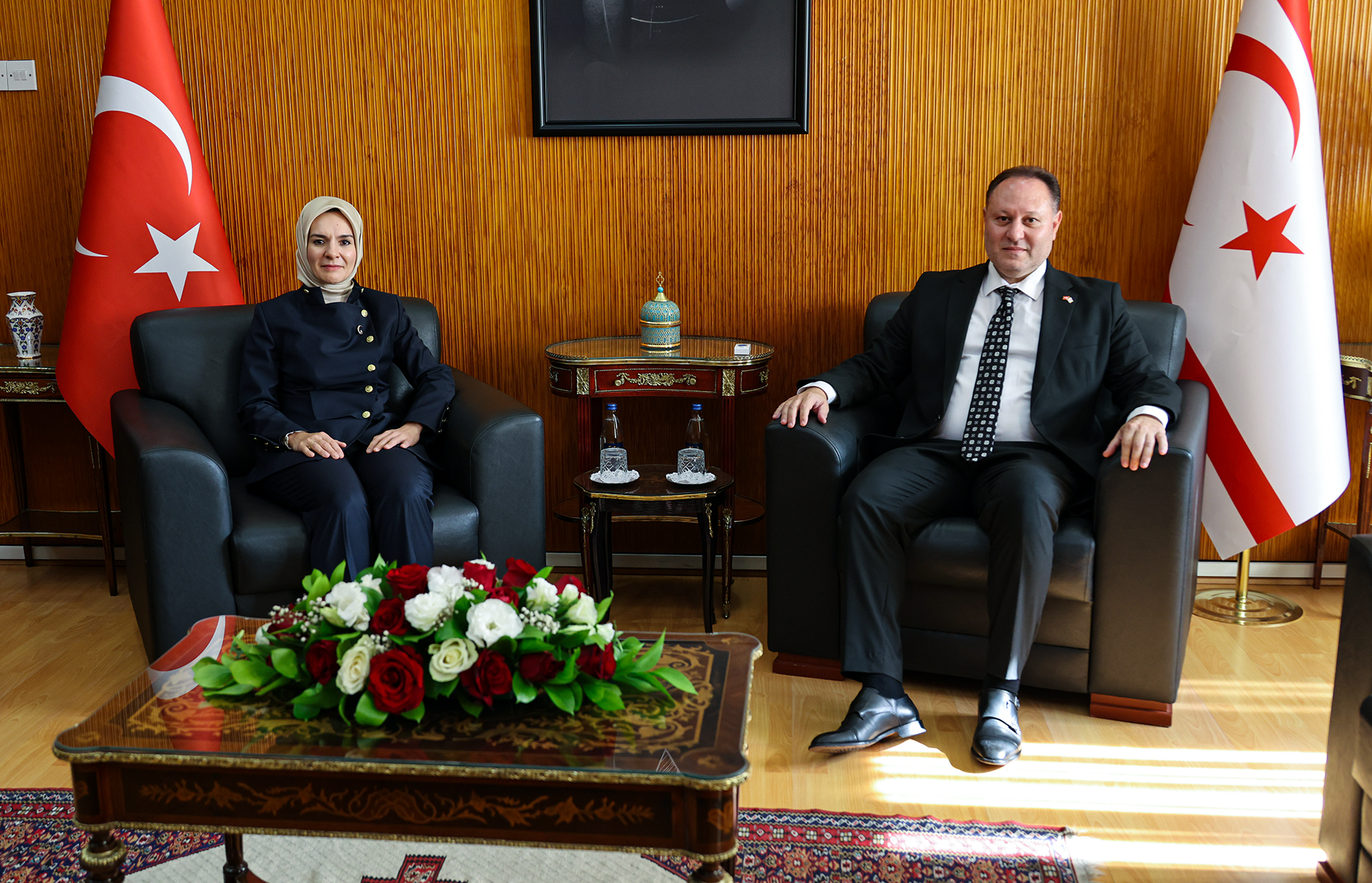 Öztürkler, Göktaş ve heyetini kabul etti