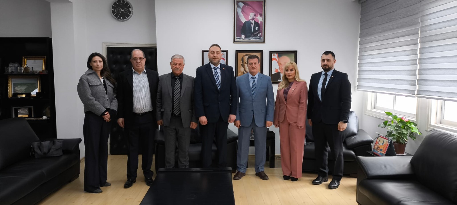 Bakan Arıklı, CTCA Başkanı Nafi ve Heyetini kabul etti