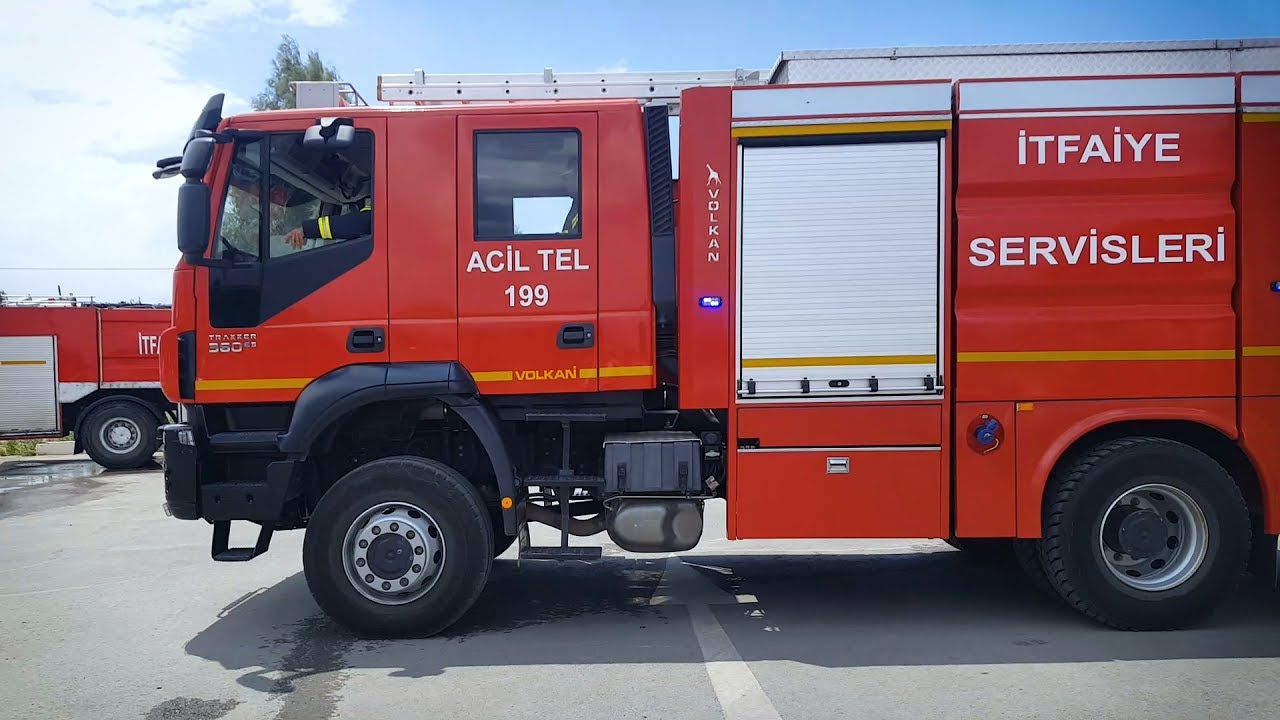 Girne’de Simit Sarayı’nda çıkan yangın zarara yol açtı