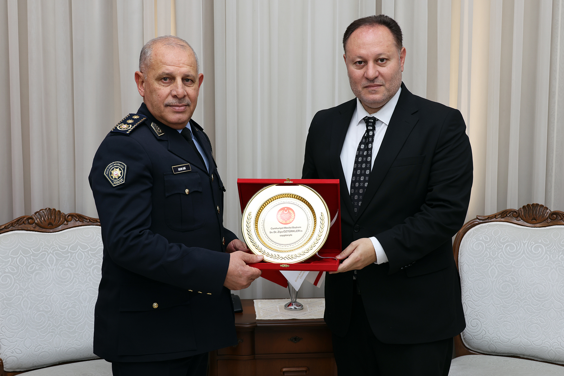 Öztürkler, Polis Genel Müdürü Kuni’yi kabul etti
