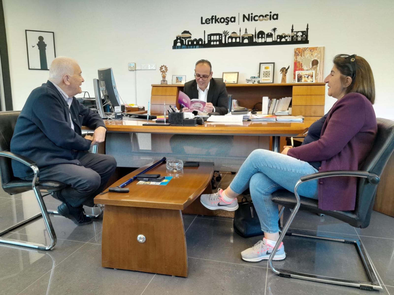 KAV Başkanı Prof. Dr. Camgöz, LTB Başkanı Harmancı’yı ziyaret etti