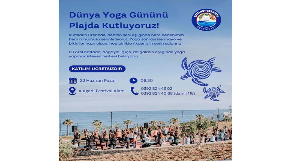 Dünya Yoga Günü Alagadi’de Kutlanacak