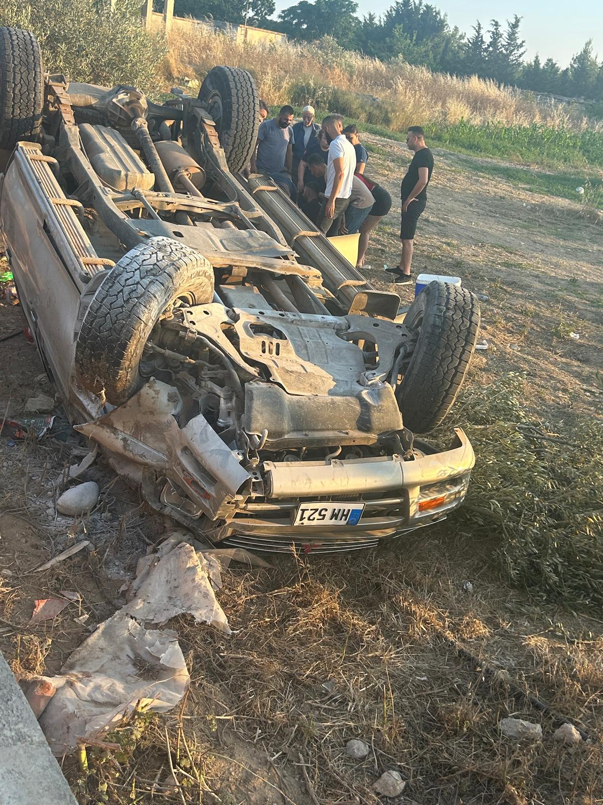 Dipkarpaz’da alkollü içki tesiri altında kaza, 2 yaralı…