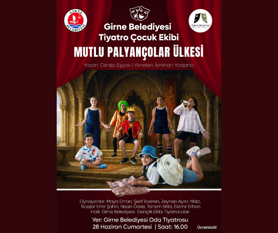 “Mutlu Palyançolar Ülkesi”cumartesi günü sahnelenecek