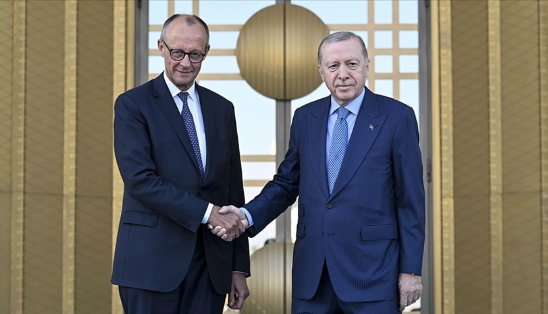 Erdoğan, Merz ile ortak basın toplantısı düzenledi
