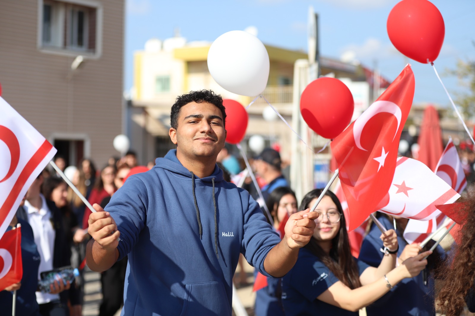 İskele’de “Cumhuriyet Yürüyüşü” düzenlendi
