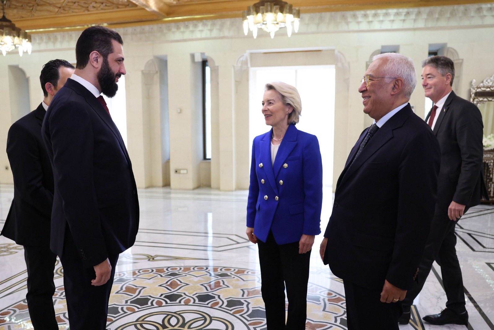 AB heyeti Şam’da: Ursula von der Leyen ve Antonio Costa, Ahmed Şara ile görüştü