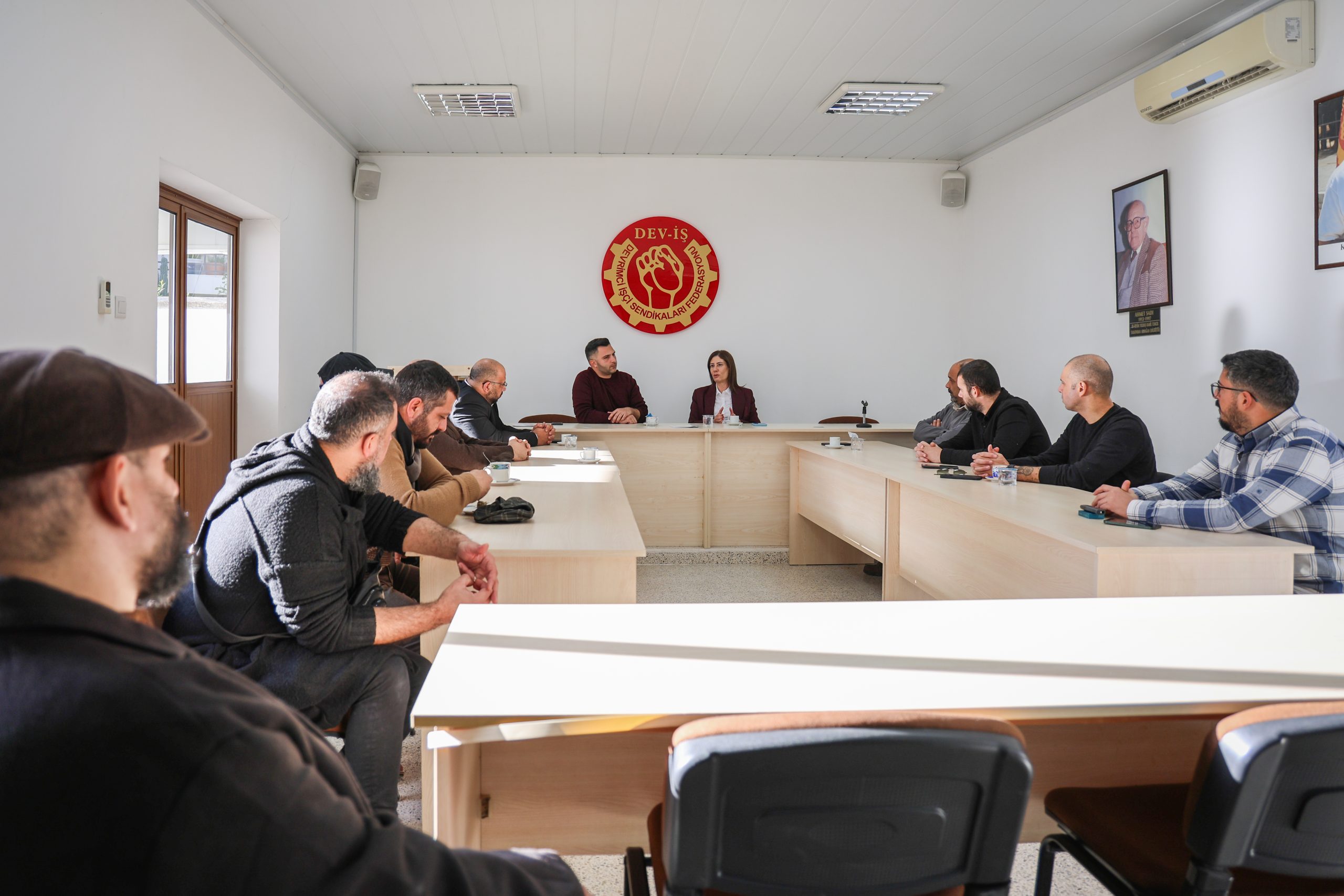Cumhuriyetçi Türk Partisi’nden DEV-İŞ’e ziyaret