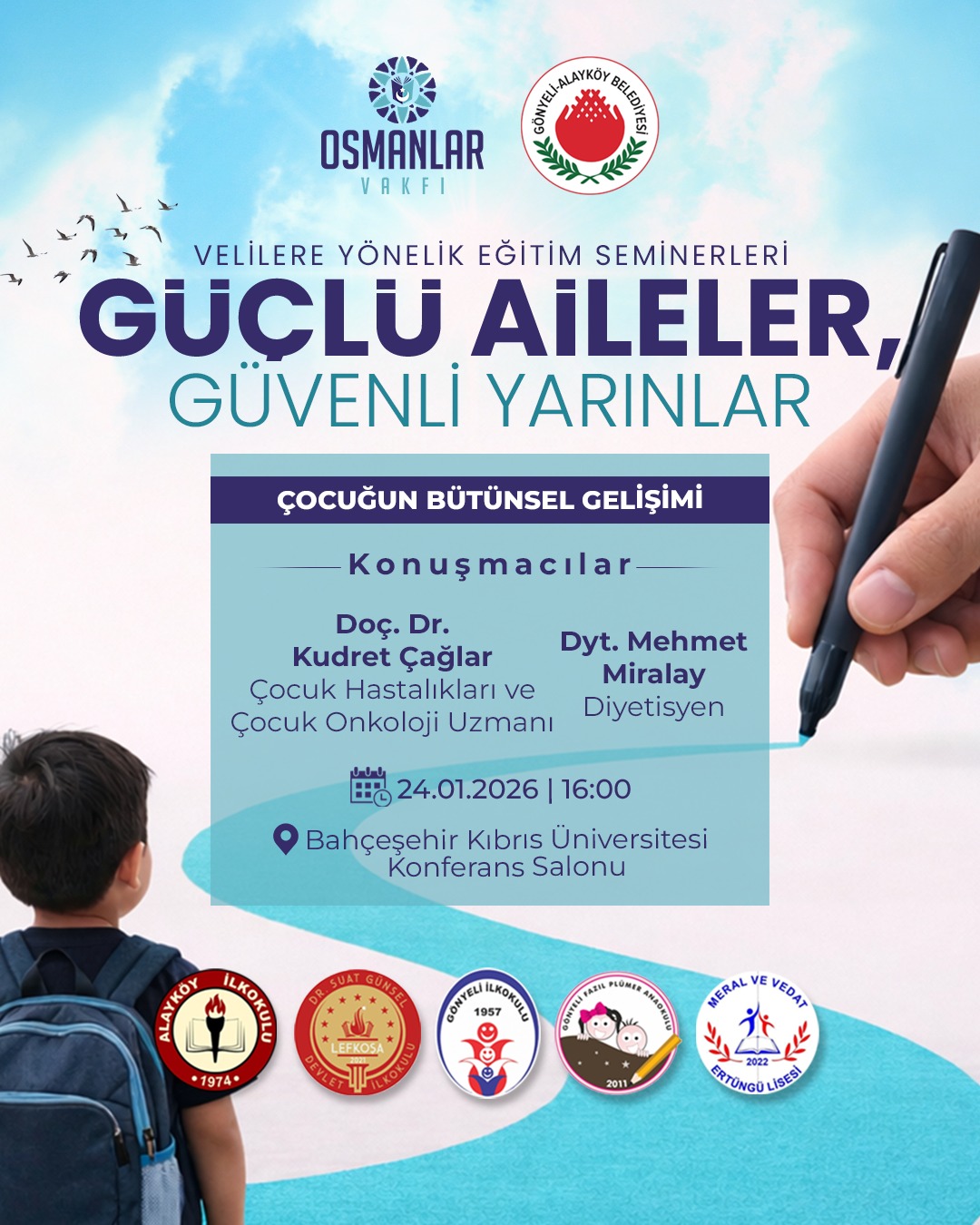 “Güçlü Aileler, Güvenli Yarınlar” seminerleri devam ediyor
