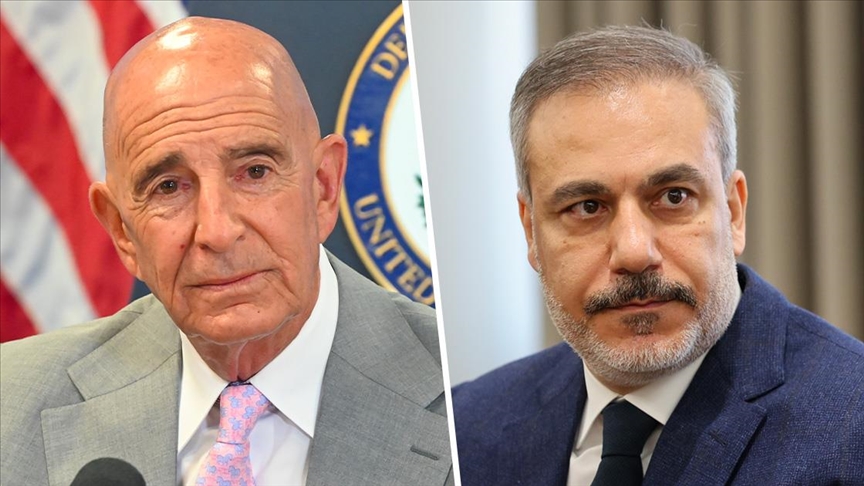 Hakan Fidan, Ankara’da Tom Barrack ile görüştü