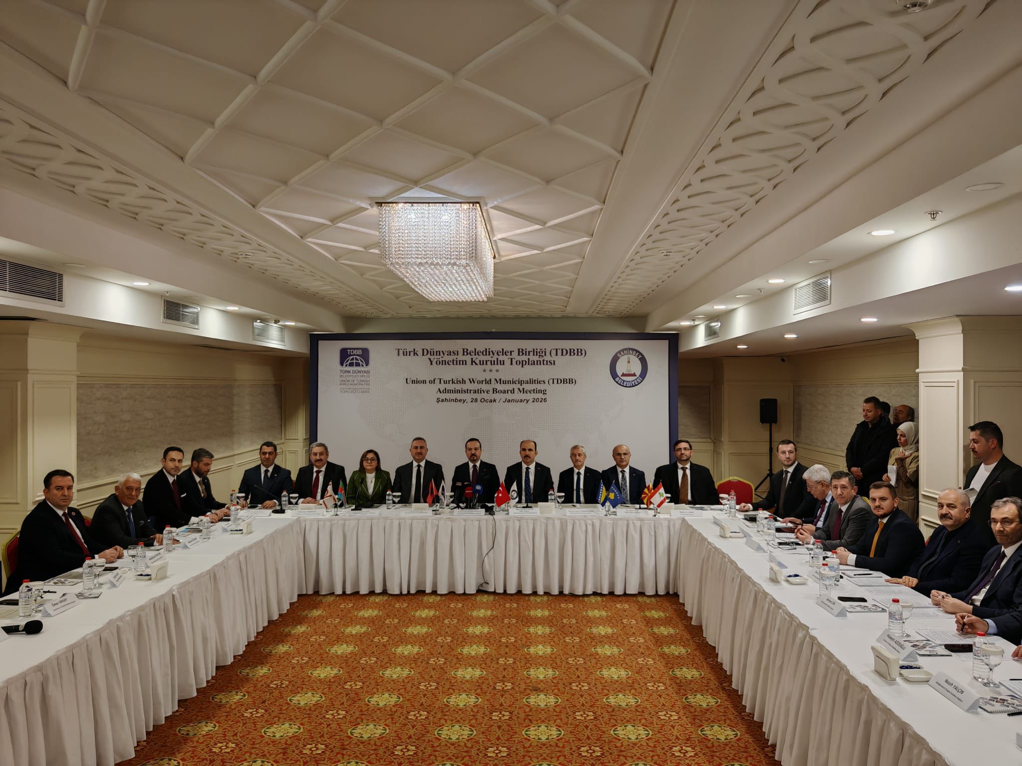 Özçınar, Gaziantep’teki TDBB Yönetim Kurulu toplantısına katıldı
