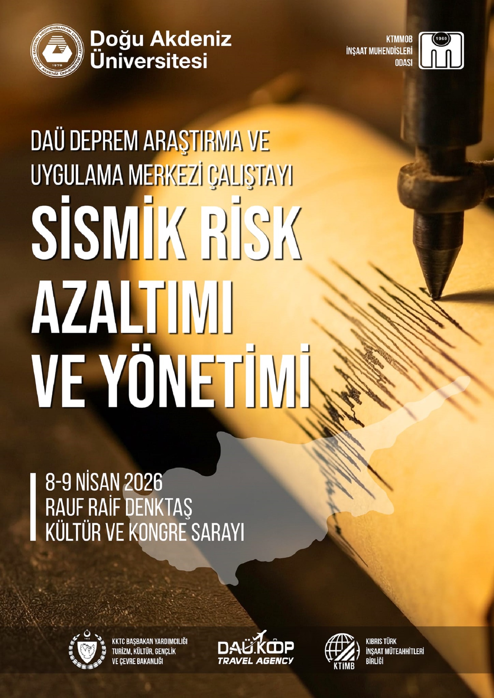 DAÜ’de deprem konulu çalıştay düzenlenecek