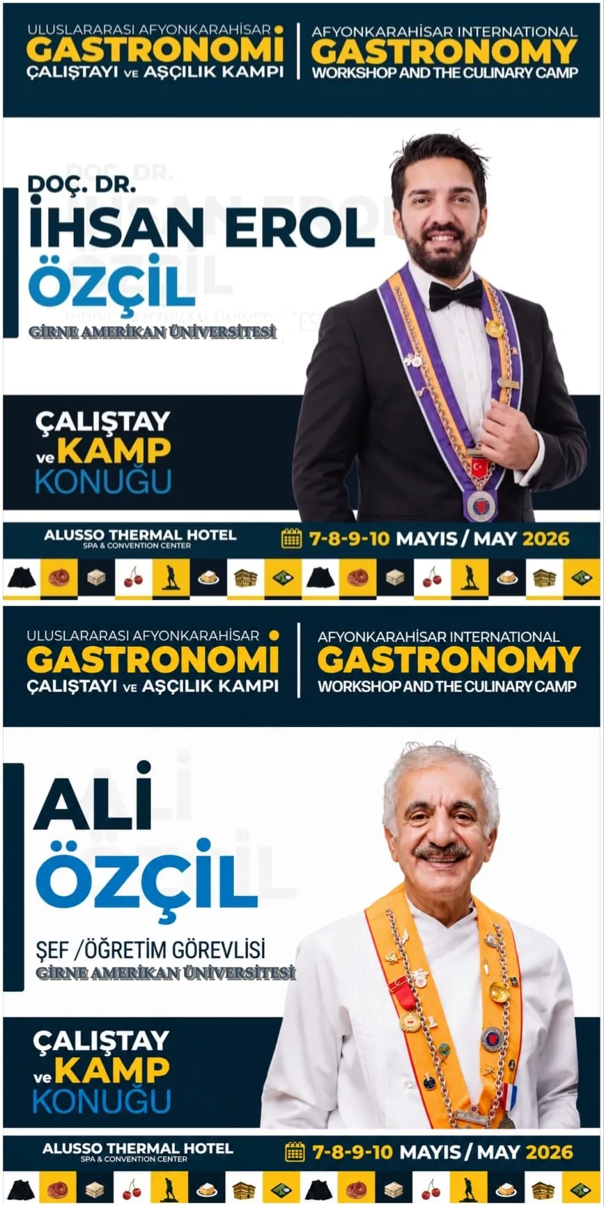 GAÜ Afyon’da gastronomi çalıştayında temsil edildi