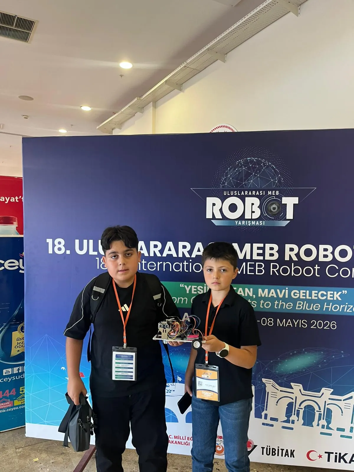 Hala Sultan İlahiyat Koleji öğrencileri Uluslararası MEB Robot Yarışması’nda ilk 10’a girdi