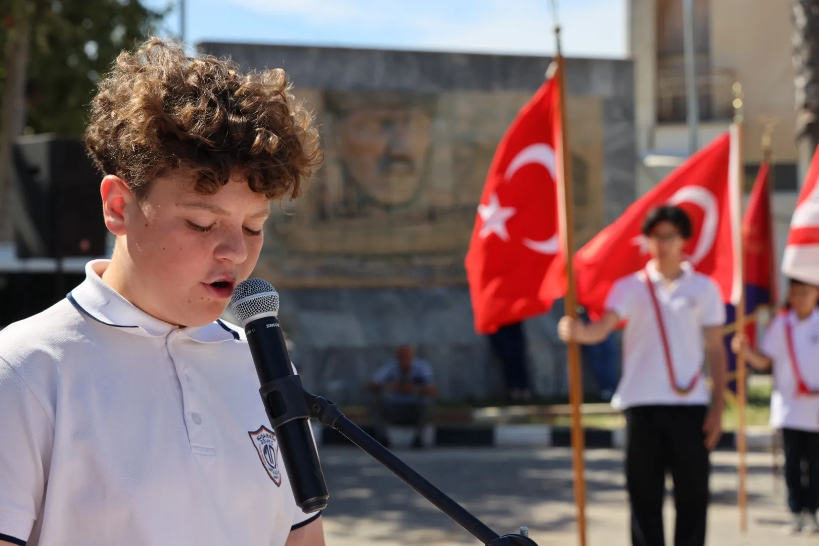 İskele'de Atatürk'ü Anma, Gençlik ve Spor Bayramı nedeniyle tören...