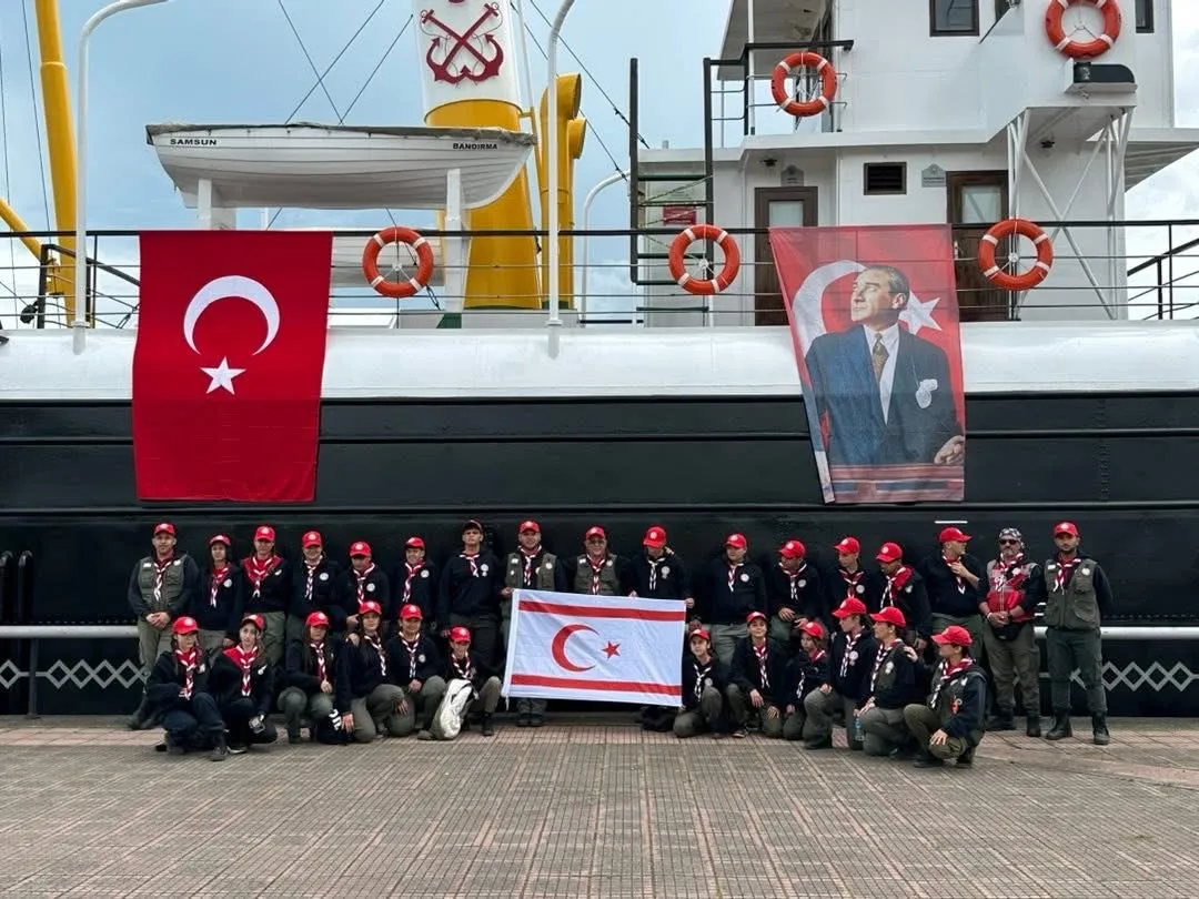 Kıbrıs Türk İzcilik Federasyonu, Samsun’da düzenlenen "Kurtuluşa İlk Adım Milli Bilinç Kampı"na katıldı