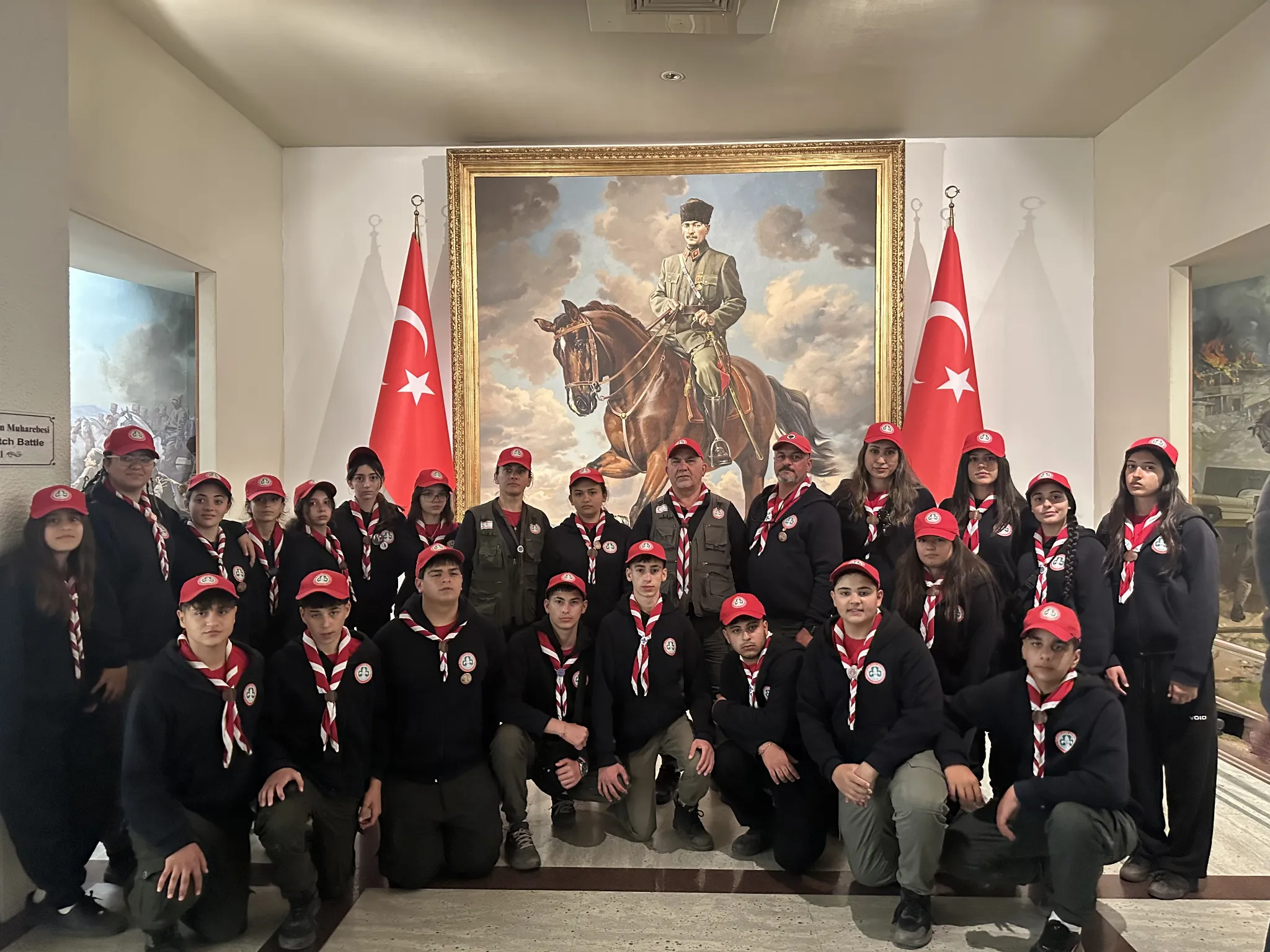 Kıbrıs Türk İzcilik Federasyonu, Samsun’da düzenlenen "Kurtuluşa İlk Adım Milli Bilinç Kampı"na katıldı