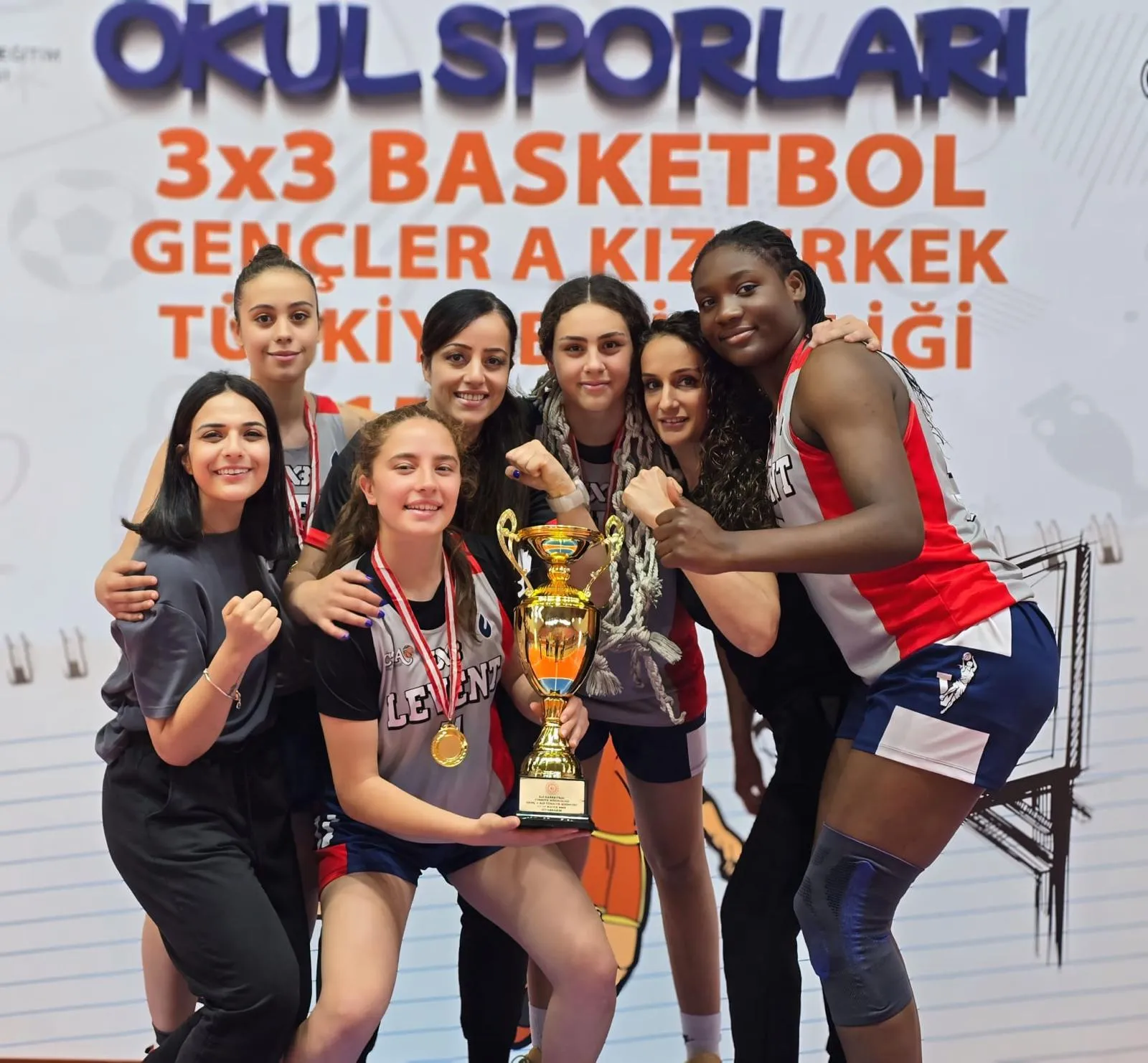 Levent Kolej 3x3 Kız Takımı Türkiye Şampiyonu oldu