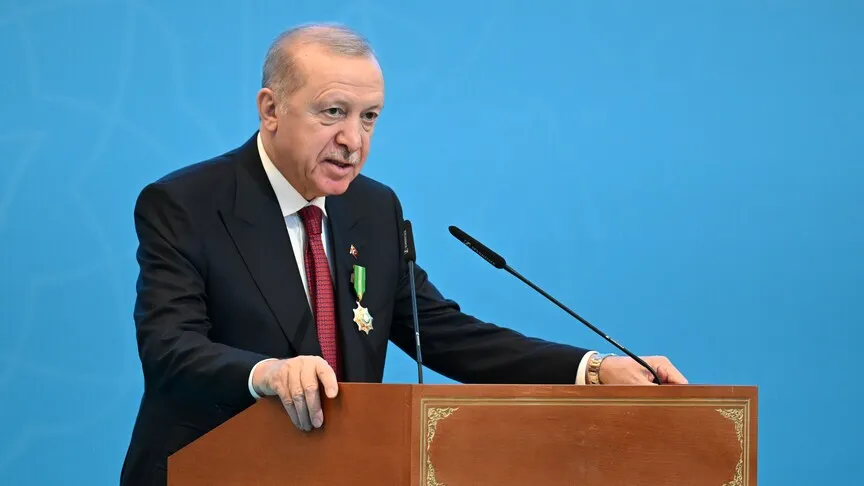 TC Cumhurbaşkanı Erdoğan, Kazakistan Cumhurbaşkanı Tokayev ile ortak basın toplantısında konuştu: