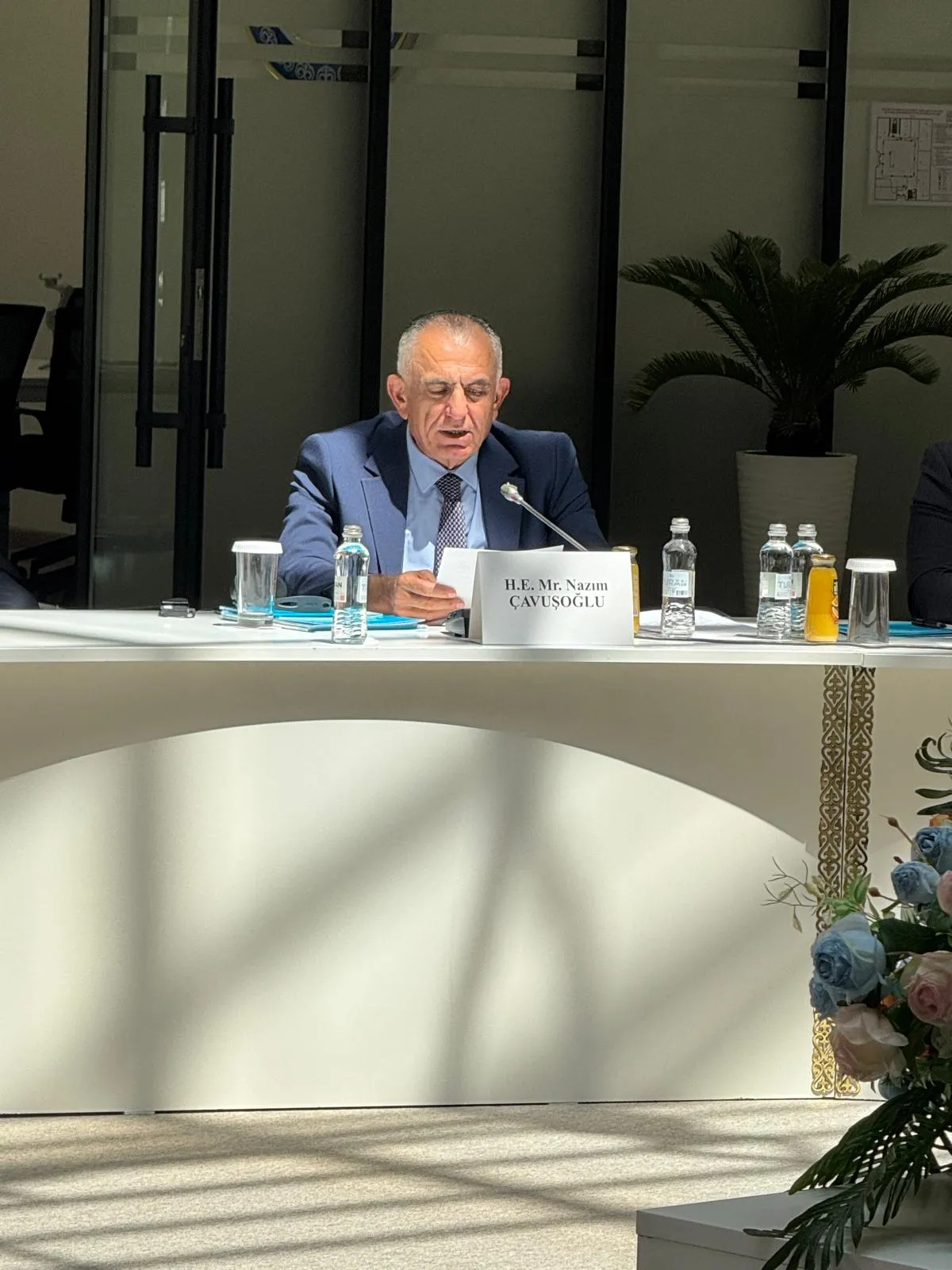 Bakan Çavuşoğlu, Türkistan'da "Türk Akademisi 8. Bilim Konseyi Toplantısı"na katıldı