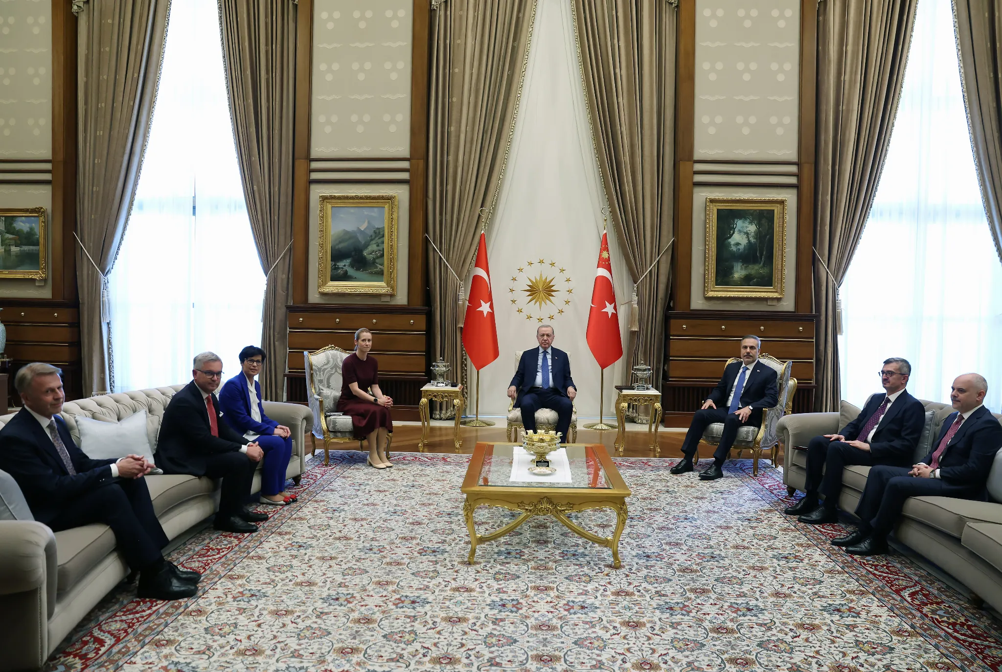 Erdoğan, Kallas'ı kabul etti