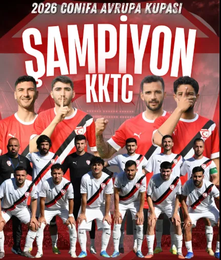 KKTC Futbol Milli Takımı Conifa Euro 2026’da şampiyon oldu