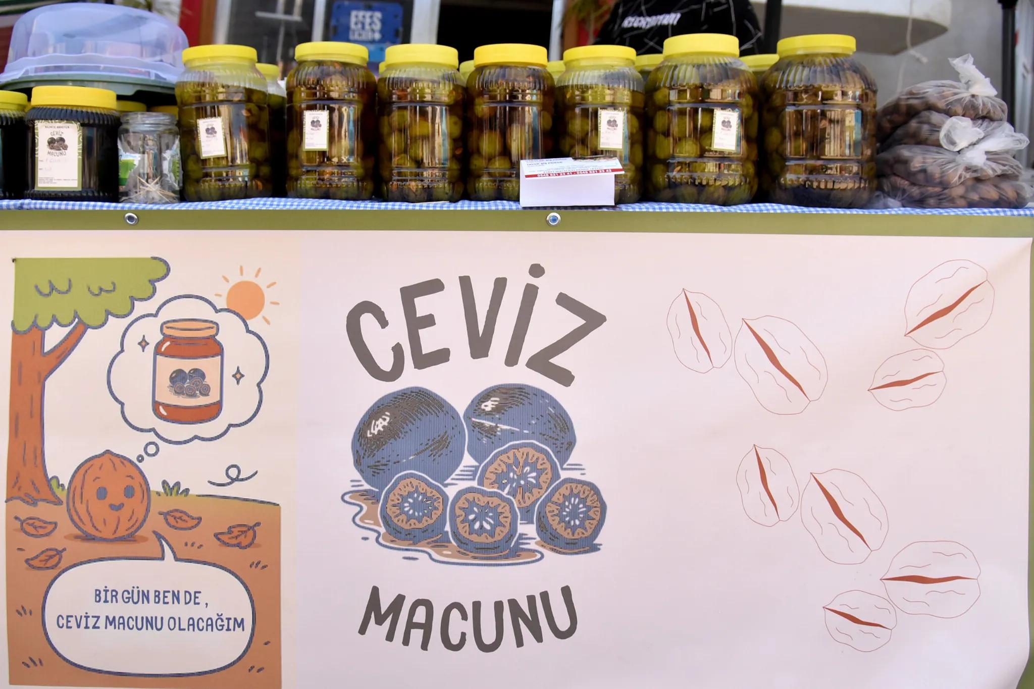 Lefke'de Ceviz Festivali yapıldı