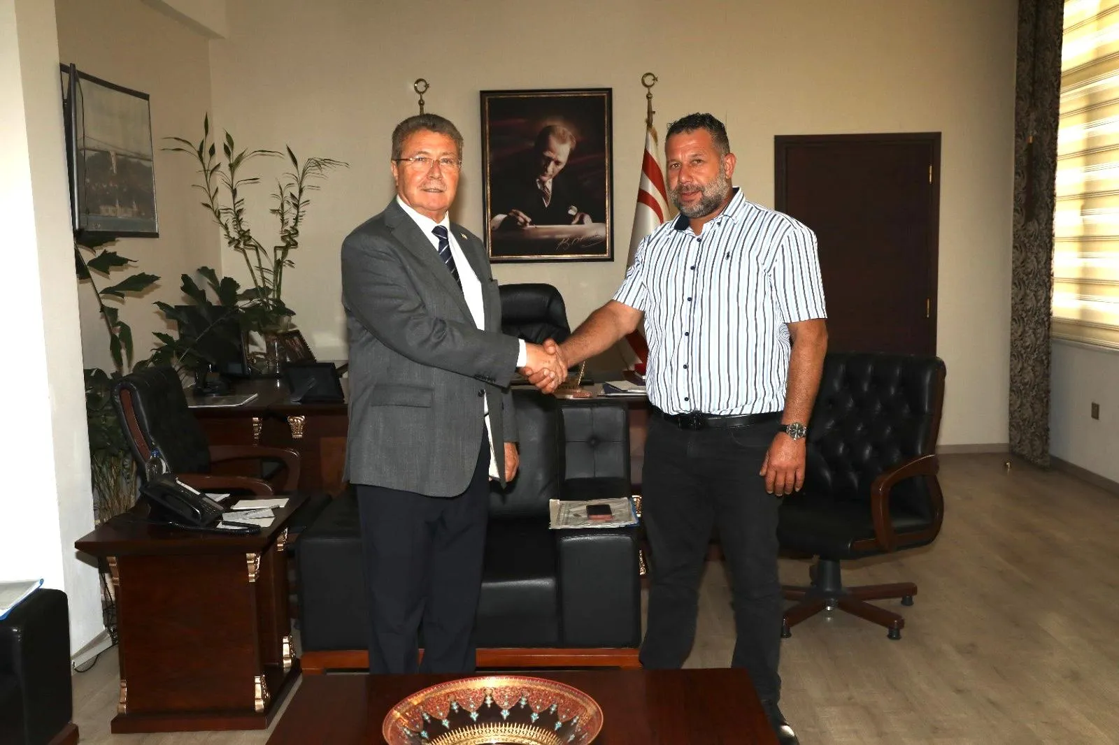 Çiftçiler Birliği, Başbakan Üstel’i ziyaret etti