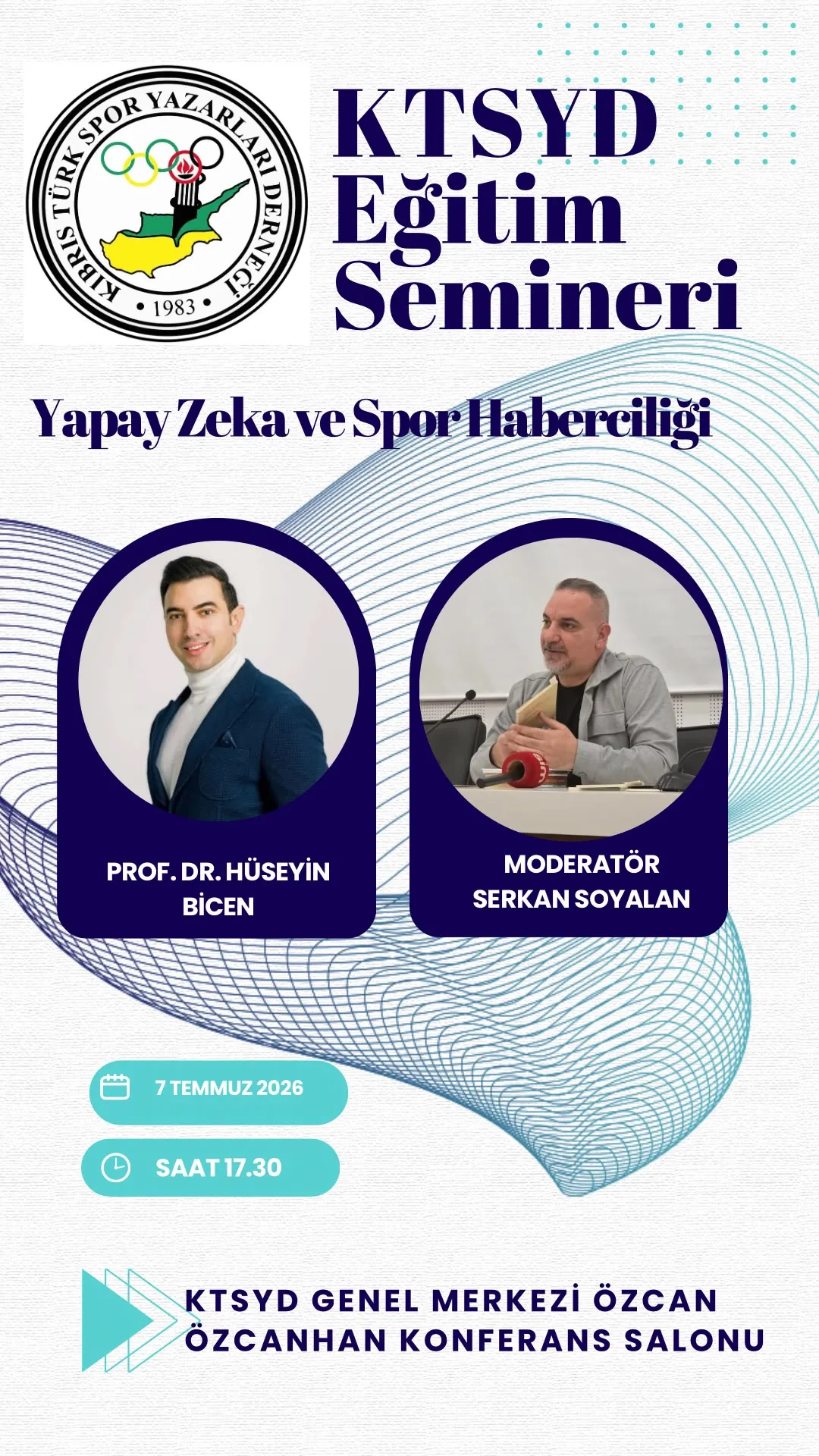KTSYD’de “Yapay Zeka ve Spor Haberciliği” semineri verilecek